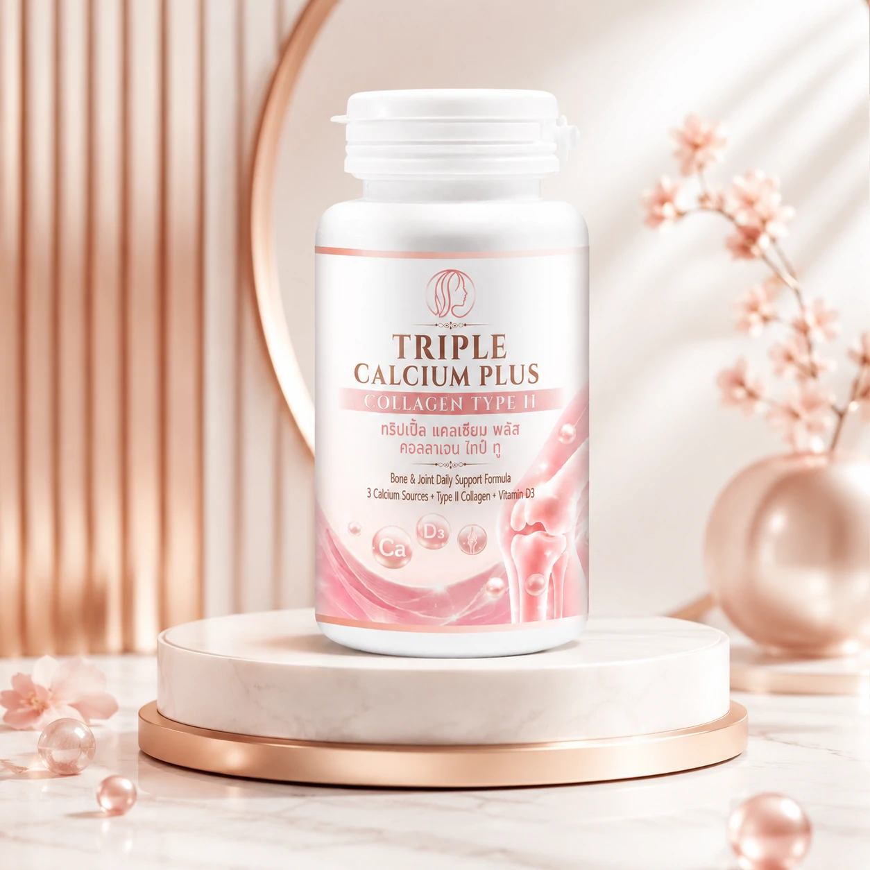 Triple Calcium Plus Collagen Type II ทริปเปิ้ล แคลเซียม พลัส คอลลาเจน ไทป์ ทู