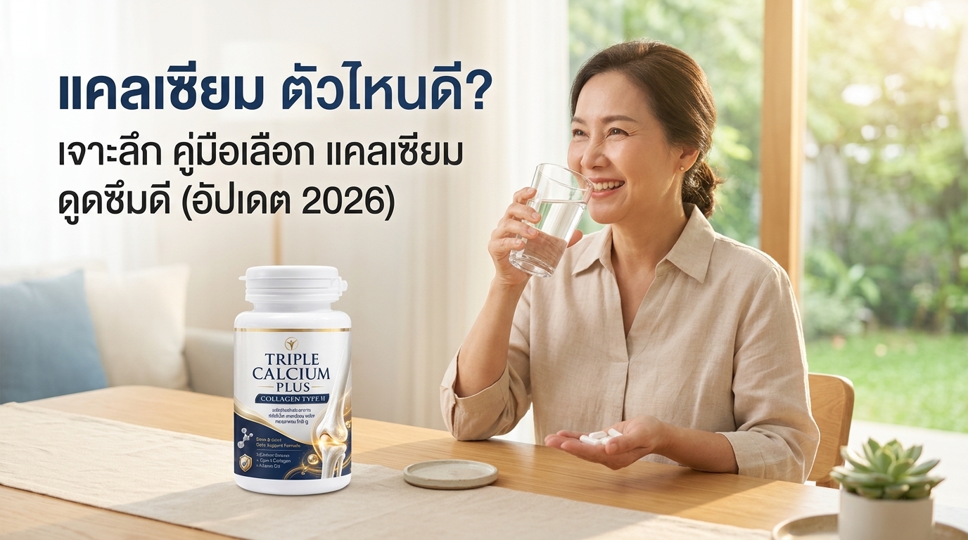 best-calcium-for-bone-health-2026 แนะนำวิธีเลือกแคลเซียมแบบไหนดี เพื่อบำรุงกระดูกและข้อต่อให้แข็งแรง